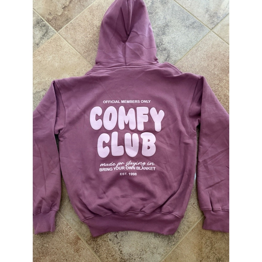 Women's Wild Fable Pink Mauve Comfy Club Oversized Hoodie Size XXS NWT - Picture 1 of 6
